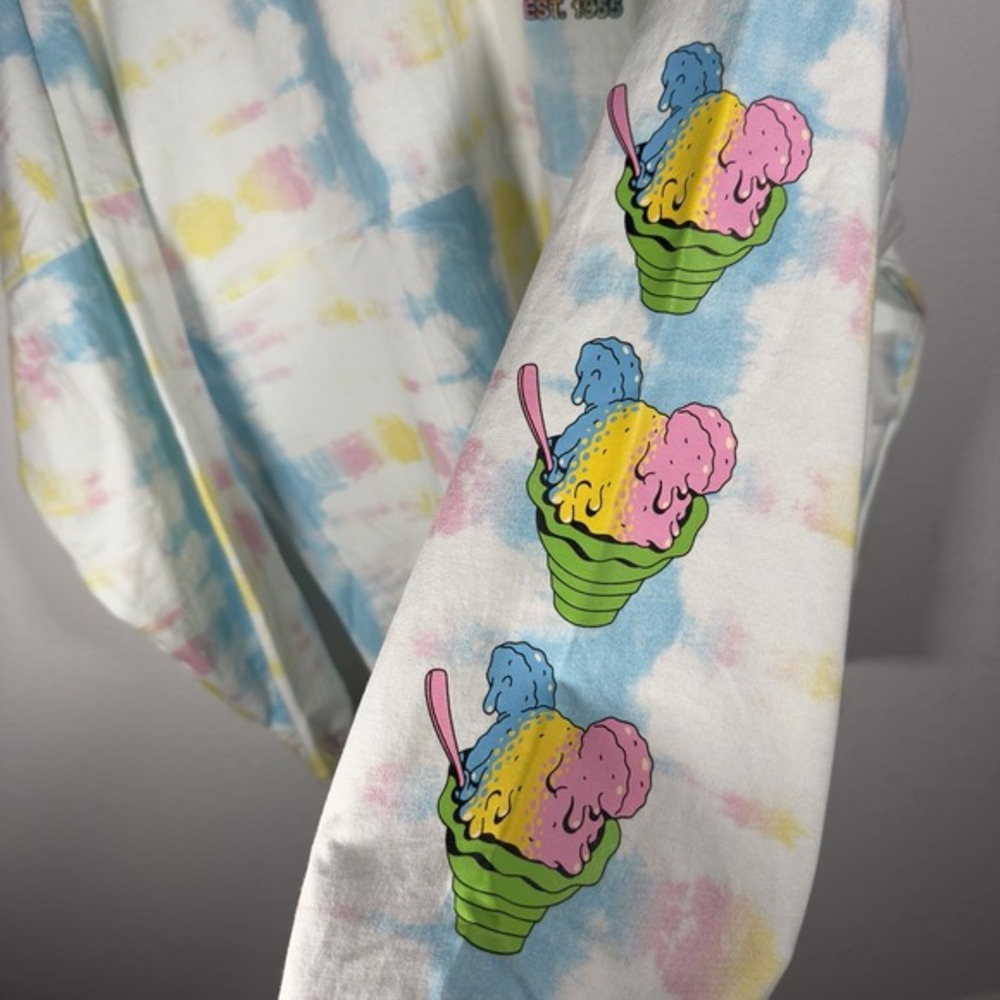 NWT! Disneyland Shaved Ice Eats Spirit Jersey tye Dye | Adult XL - Picture 4 of 8